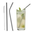 Kit 3 Canudos Aço Inox Reutilizável + Escova Limpeza 21,5cm - WITHOUT_PROVIDER Kit 3 Canudos Aço Inox Reutilizável + Escova Limpeza 21,5cm - WITHOUT_PROVIDER