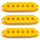 kit 3 Capa captador single Amarelo para stratocaster
