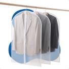 Kit 3 Capa Protetora Plástica Para Roupas Terno Translucida