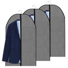 Kit 3 Capa Protetora Terno G Roupa Vestido Antimofo C/ Zíper
