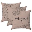 Kit 3 Capas Almofadas Decorativas Apenas Você 45x45 ID Decor