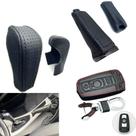 Kit 3 Capas couro Chave + manopla câmbio e freio mão Bmw X1 Turbo 2010 2011 2012