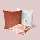 kit 3 capas de almofadas Afro Novo 40x40