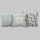 Kit 3 Capas De Almofadas Decorativas Frases Modernas 40x40