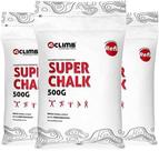 Kit 3 carbonato de magnésio refil super chalk 500g - 4climb