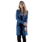 KIT 3 Cardigans Canelado WLS Modas Manga Longa Inverno Moda Casual