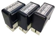 Kit 3 Carimbos Automáticos PAGO / Lançado / Conferido com espaço para data