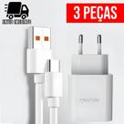 Kit 3 Carregador Turbo Celular Tipo C USB Cabo Super Rapido 5.0A
