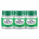 Kit 3 Cart Osteo Plus Sem Sabor - 30 Cápsulas de 500mg Frete Grátis