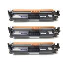 Kit 3 Cartuchos De Toner Cf217a 17a M130 M102 Com Chip