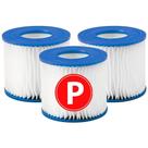 Kit 3 Cartuchos Refil Tipo P Filtrante Bomba Piscina Vg Plus