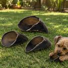 Kit 3 Casco Boi 100% Natural Mordedor Caes Bovino Petisco Pet