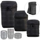 Kit 3 Case Bag Porta Lente P M G Com Alça Para Cinto Kit 3 Case Bag Porta Lente P M G Com Alça Para Cinto