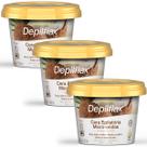 Kit 3 Cera Depilatória Micro-Ondas Depilflax Coco 200g