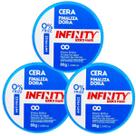 Kit 3 Cera Finalizadora Antifrizz 80g - Infinity