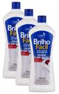 kit 3 Cera Líquida Para Pisos Brilho Fácil Incolor 750ml