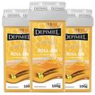 KIT 3 Ceras Roll-On Depilatoria Depimiel Classica