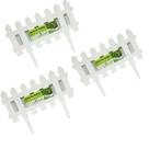Kit 3 Cercas Decorativa Jardim De Plástico Branco Total1,23m Kit 3 Cercas Decorativa Jardim De Plástico Branco Total1,23m