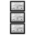 Kit 3 Certificados/Diplomas A4 Com Tela De Acetato E Mdf Titulo Moldura Preta Kit 3 Certificados/Diplomas A4 Com Tela De Acetato E Mdf Titulo Moldura Preta