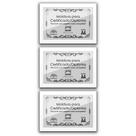 Kit 3 Certificados Diplomas A4 Com Tela De Acetato E Mdf Titulos Moldura Branca