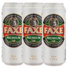 Kit 3 Cerveja Faxe Premium Lata 500ml - Lager Dinamarquesa