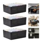 Kit 3 Cesto Organizador 12 Litros 34X27cm Lavanderia Ou Flow