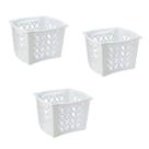 Kit 3 Cesto Organizador Decorativo Multiuso Empilhável 9L M