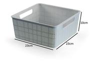 Kit 3 Cesto Organizadore Multiuso Rattan Home Areia 4,5 l