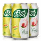Kit 3 Chá Branco C/ Lichia Zero Caloria FEEL GOOD 330ml