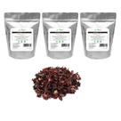 Kit 3 Chá De Hibisco Gourmet Tea Brasil 50g