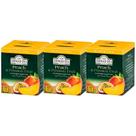 Kit 3 Chá Importado Peach & Passion Fruit Pêssego Ahmad Tea