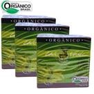 KIT 3 Chá verde 30 sachês orgânico Campo Verde