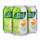 Kit 3 Chá Verde c/ Laranja e Gengibre FEEL GOOD 330ml Kit 3 Chá Verde c/ Laranja e Gengibre FEEL GOOD 330ml