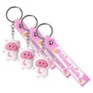 Kit 3 Chaveiros 3D Bichinhos Feminino Argola Animais Fofos