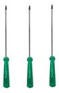 Kit 3 Chaves Philips 3/16 x 4 Aço Com Cabo De Pvc Eda Kit 3 Chaves Philips 3/16 x 4 Aço Com Cabo De Pvc Eda