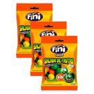 Kit 3 Chicle Fini Salada de Frutas Azedinha 80g