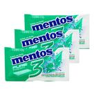 Kit 3 Chiclete Mentos Pure Fresh 3 Sabor Spearmint Sem Açúcar 8,5g com 5 Unidades
