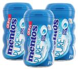 kit 3 Chiclete Mentos Pure FRESH Sabor MINT zero açucar 92g