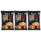 Kit 3 chips de mandioca natural chimichurri 50g belive