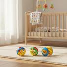 Kit 3 Chocalhos Divertido Bolinha Torre Macia Bebe Brinquedo infantil coloridos
