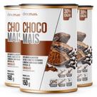 Kit 3 Choco Mais Clinicmais sabor Chocolate 150g