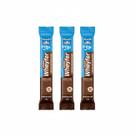Kit 3 choco wheyfer chocolate crocante 6g de proteina 25g +mu