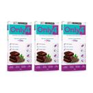 Kit 3 chocolate vegano 70% com chia 70g 4 ingredientes only4