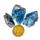 Kit 3 Cianita Inclusão Quartzo Pedra Natural 2 a 3cm Tipo B