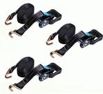 Kit 3 Cintas + Catraca 1,5ton - 6m - 35mm Caminhonete Picape