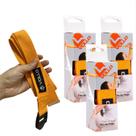 Kit 3 Cintas Fita De Yoga Pilates Para Alongamento VP1066 Vollo Sports Amarela Kit 3 Cintas Fita De Yoga Pilates Para Alongamento VP1066 Vollo Sports Amarela