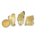 Kit 3 Citrino Bruto Pedra Natural Tamanho P 2 a 4cm Classe B