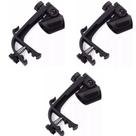 Kit 3 Clamp Garra Para Microfone de Bateria Liverpool 87030
