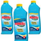 Kit 3 Clarificante Hidroall Hidrofloc Piscina Floculante e Auxiliar de Filtração Tripla Ação Limpeza Tratamento Kit 3 Clarificante Hidroall Hidrofloc Piscina Floculante e Auxiliar de Filtração Tripla Ação Limpeza Tratamento