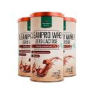 Kit 3 CleanPro Whey Chocolate Sem Lactose Nutrify 450g
